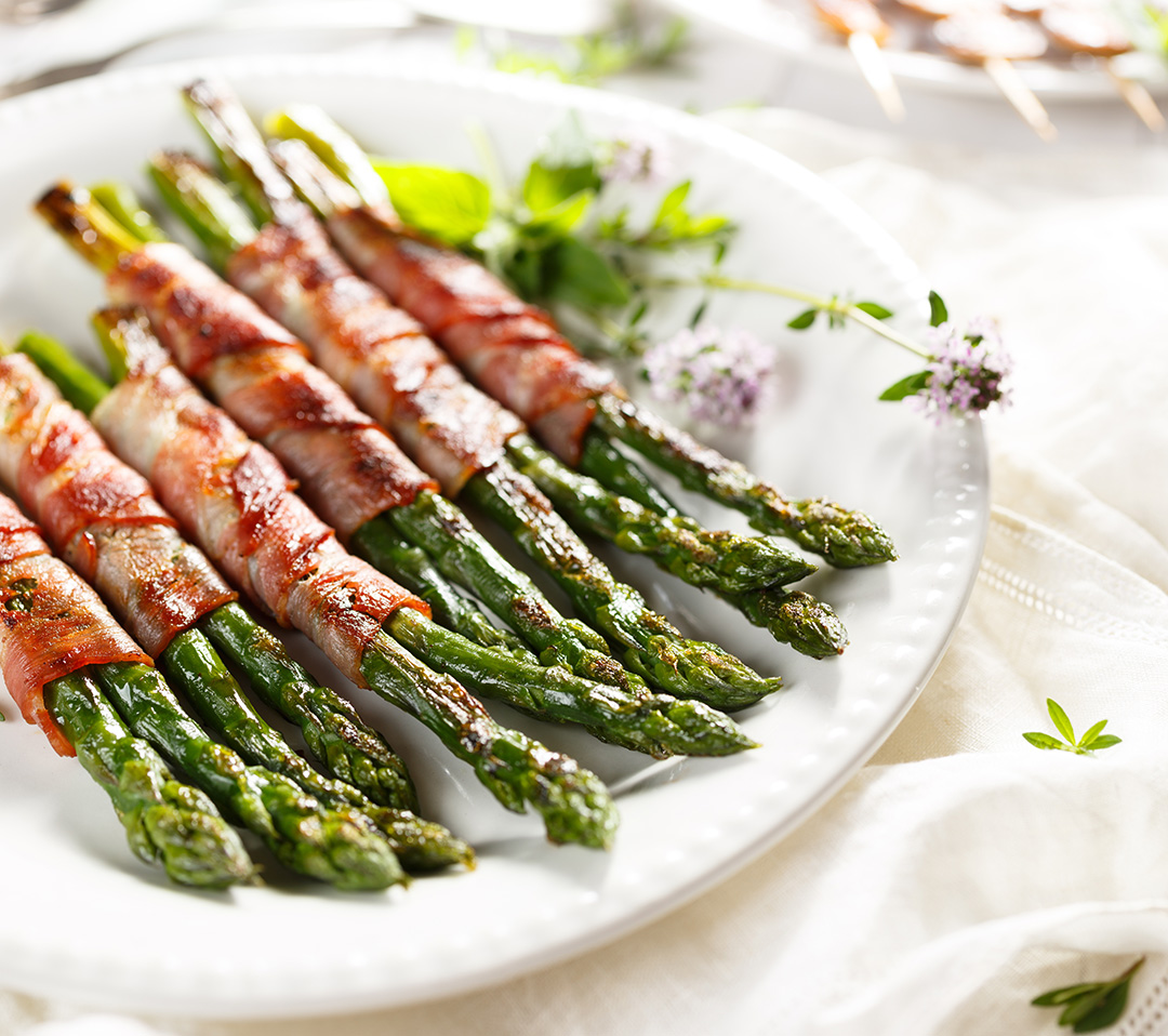 Asparagus with Proscuitto Beure Blanc web