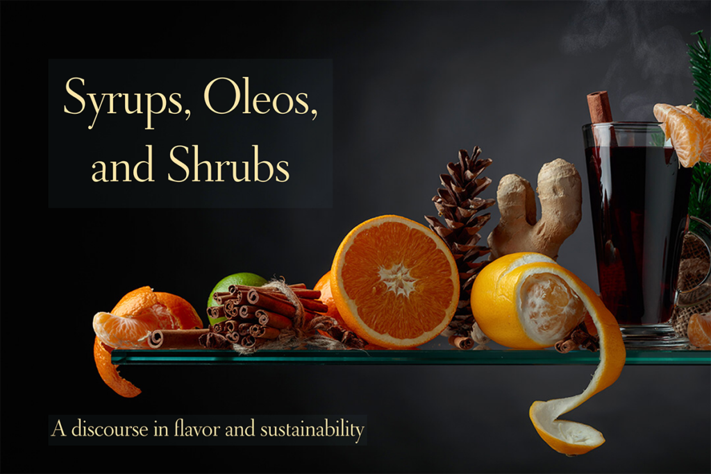 sliced fruit and spices on a table