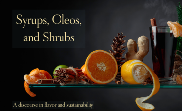 sliced fruit and spices on a table
